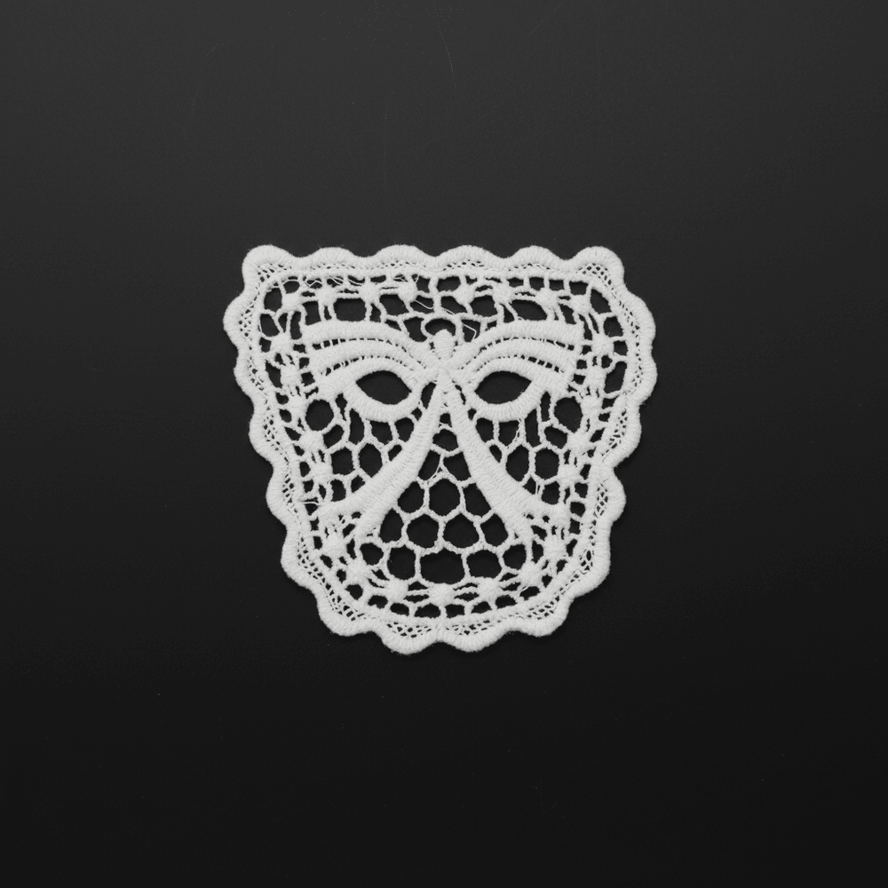 White Dyeable Cotton Chemical Patch ( Width : 3 Inch & Lenght : 3.5 Inch )