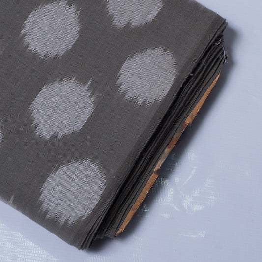 Grey Dot Cotton Handloom Ikat (Sku: IK-194)