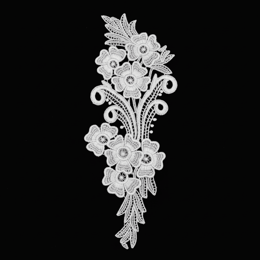 Off White Dyeable Cotton Chemical Patch ( Lenght : 8 Inch & Width : 2.5 Inch )