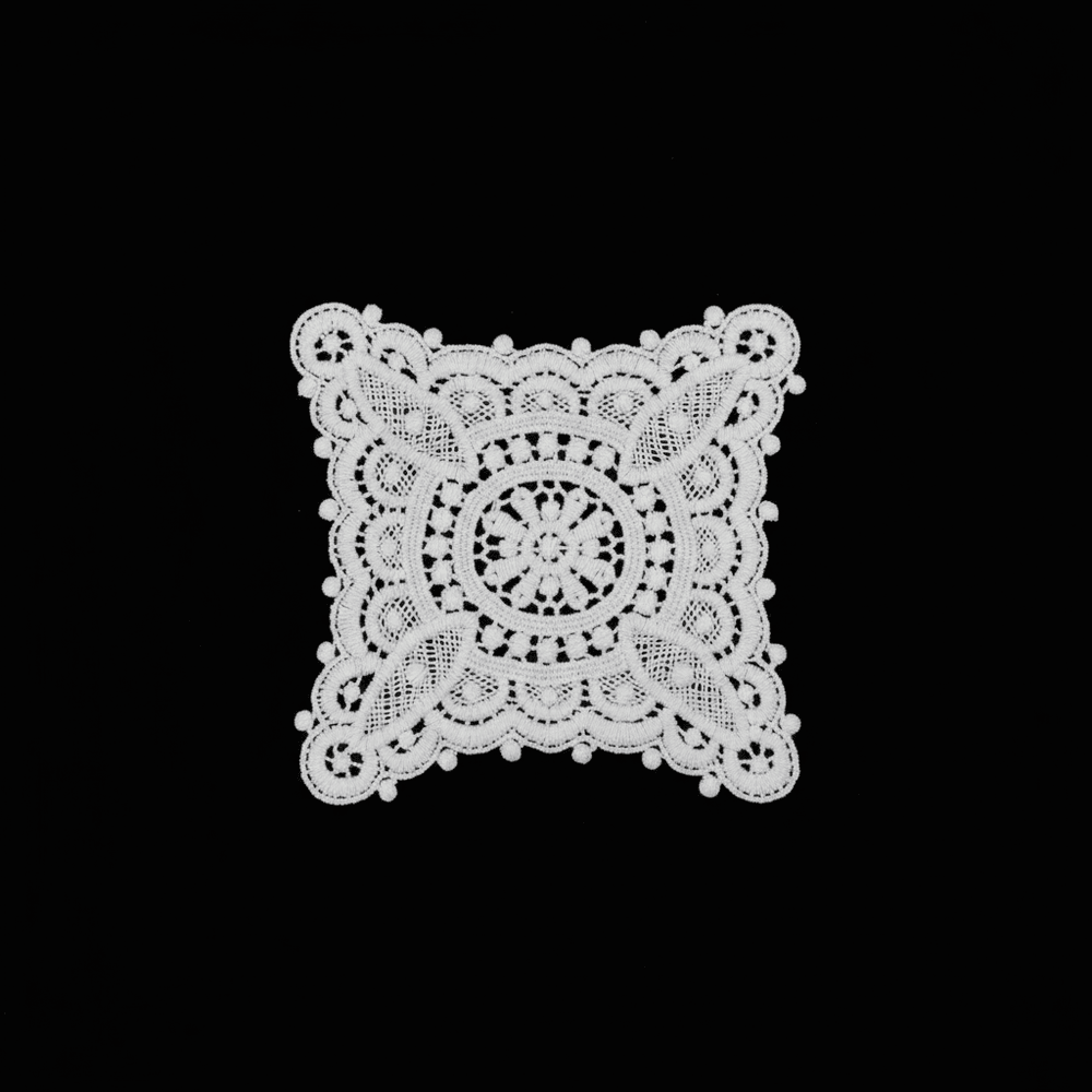 Off White Dyeable Cotton Chemical Patch ( Width : 4 Inch )