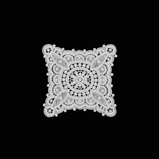 Off White Dyeable Cotton Chemical Patch ( Width : 4 Inch )