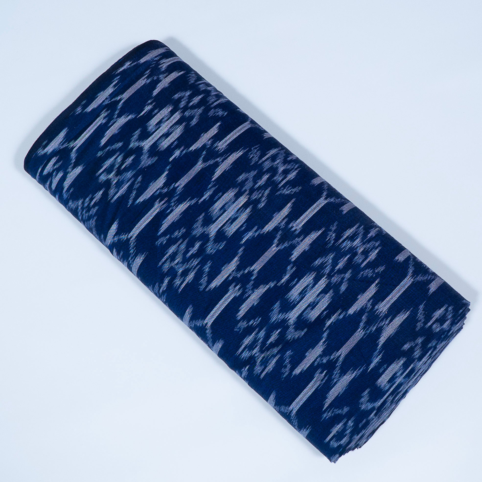 Blue & White Fine Quality Cotton Ikat (Sku: F-88)