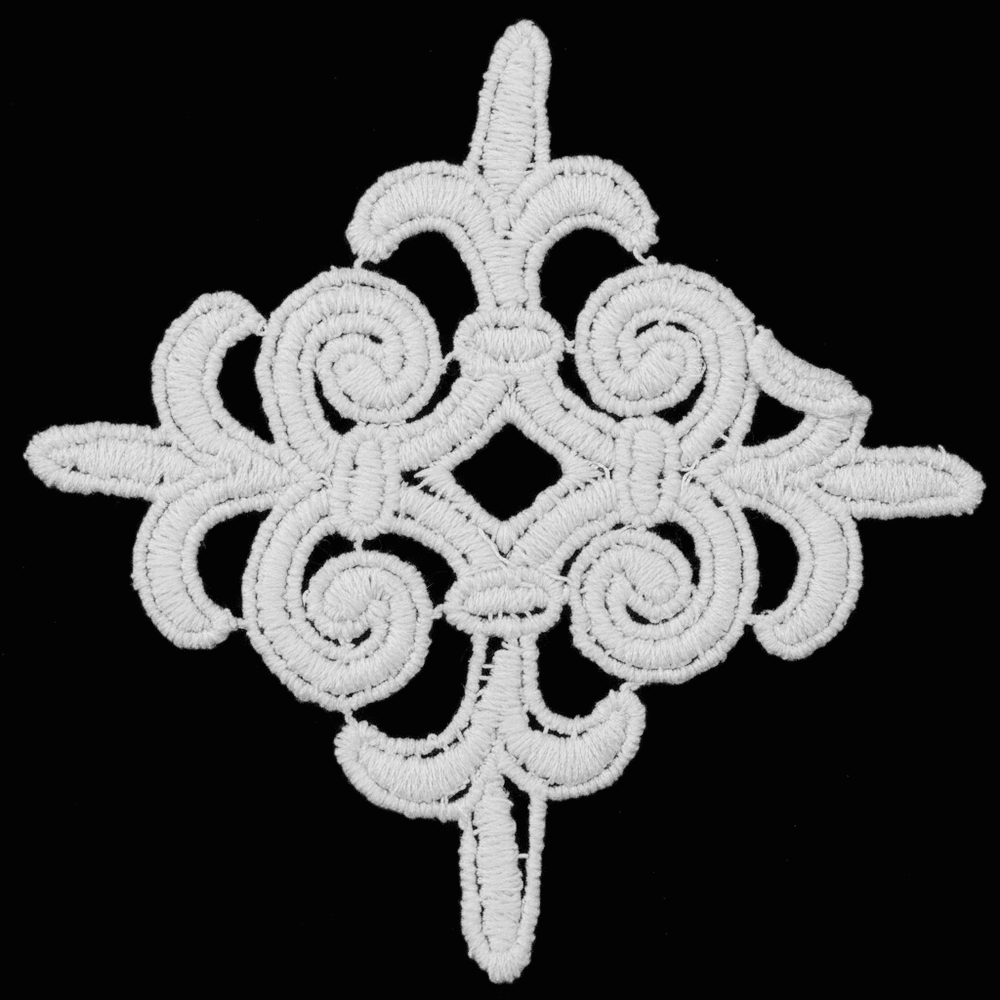 White Dyeable Cotton Chemical Patch ( Width : 4 Inch & Lenght : 4 Inch )