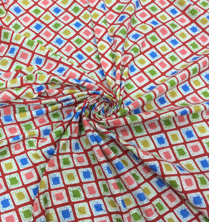Rayon Print Fabric