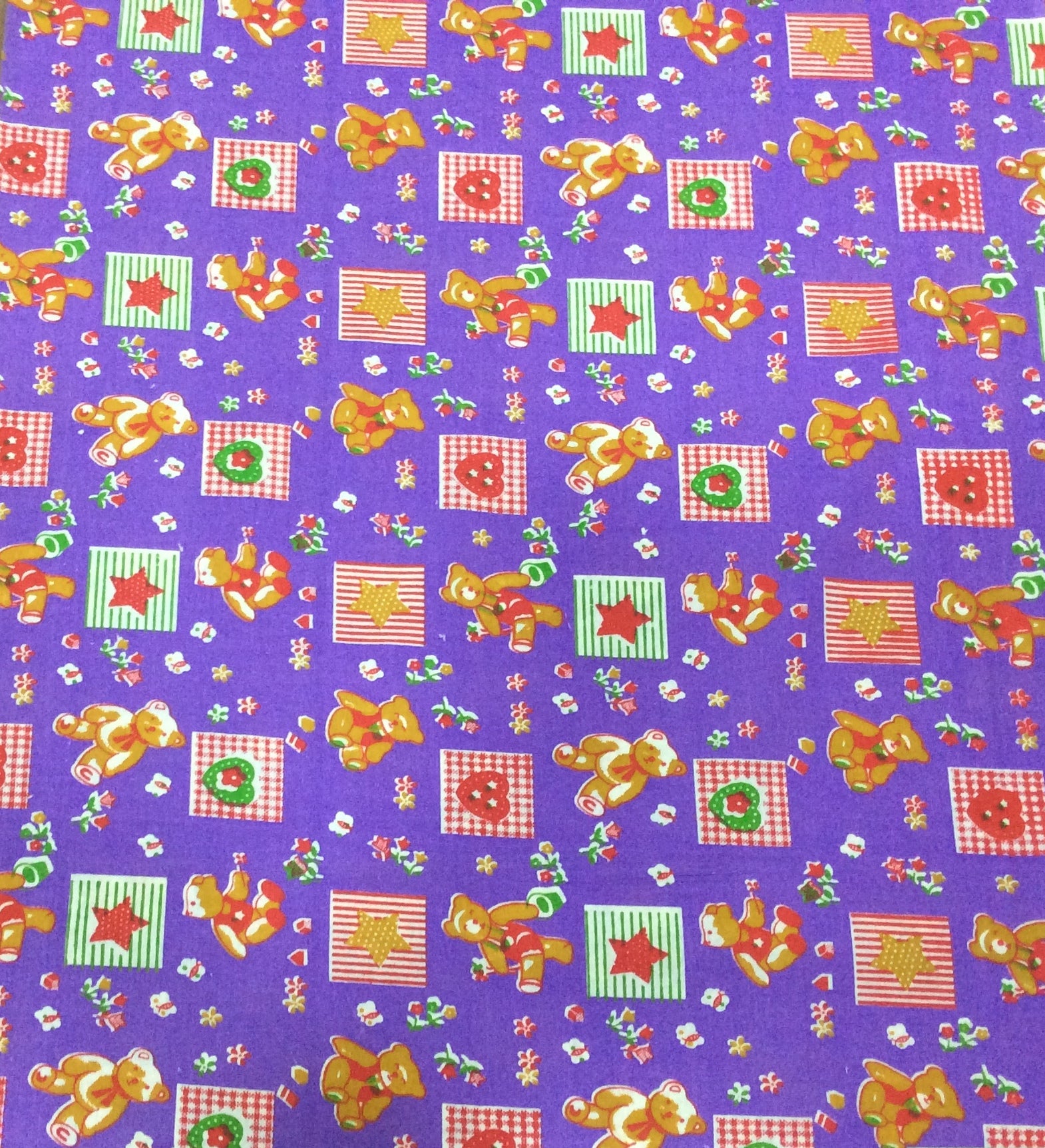 Purple Rayon Print Fabric