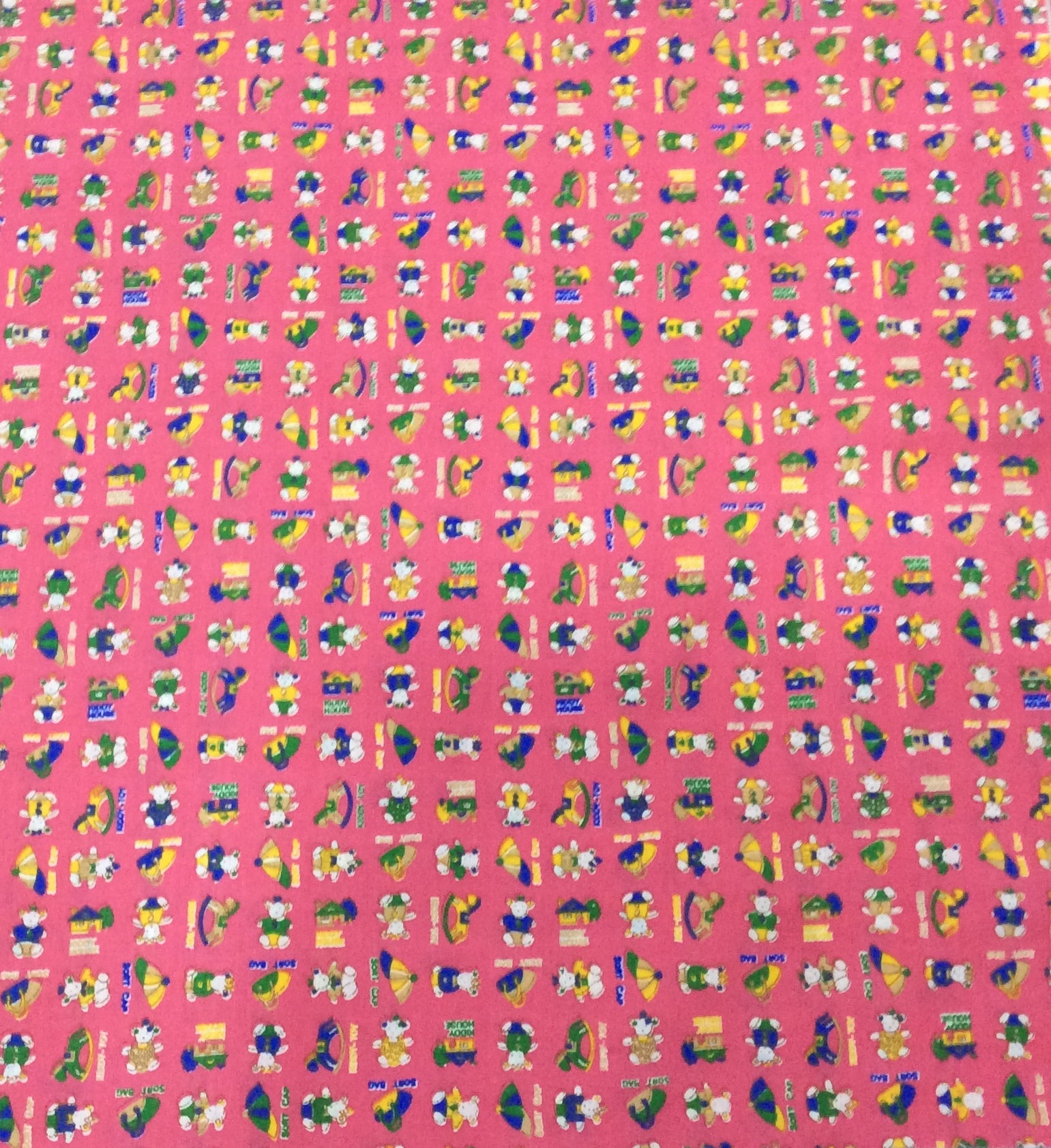 Pink Rayon Print Fabric