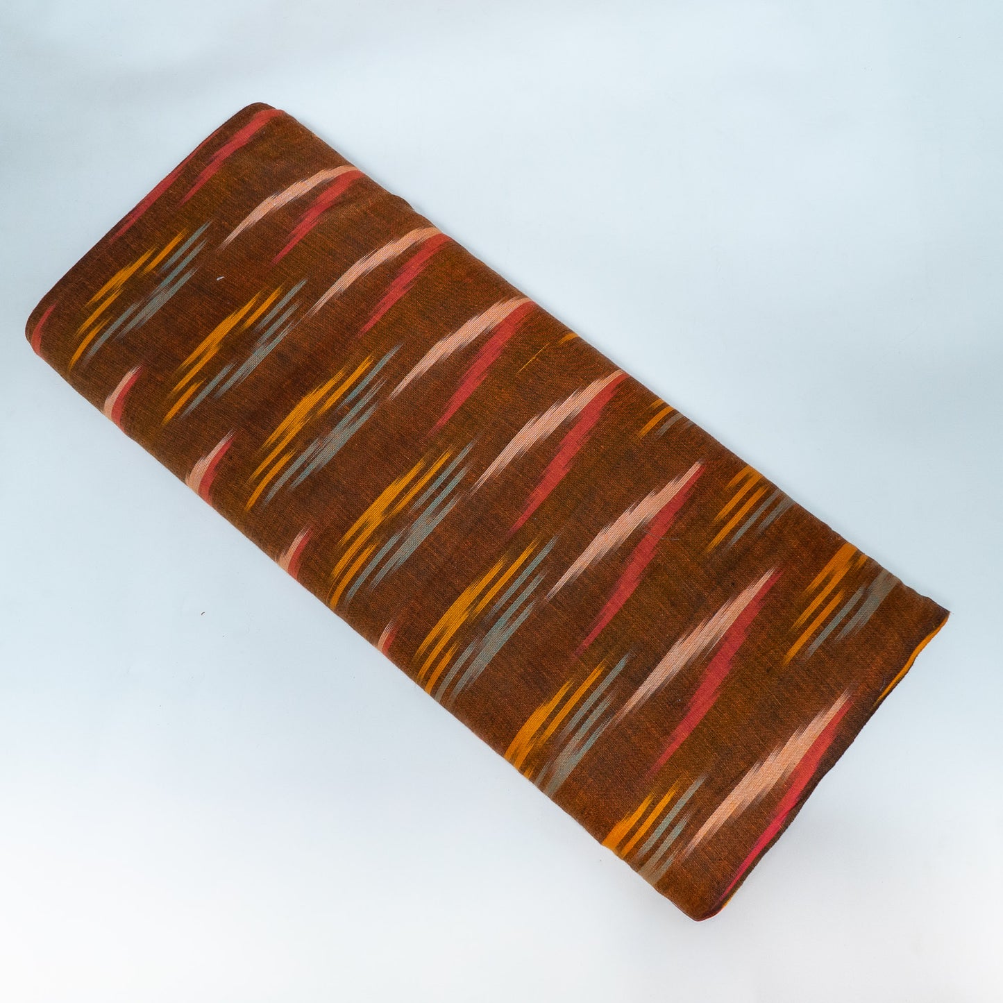 Multicolor Cotton Handloom Ikat Fabric for Dresses | Width: 44"