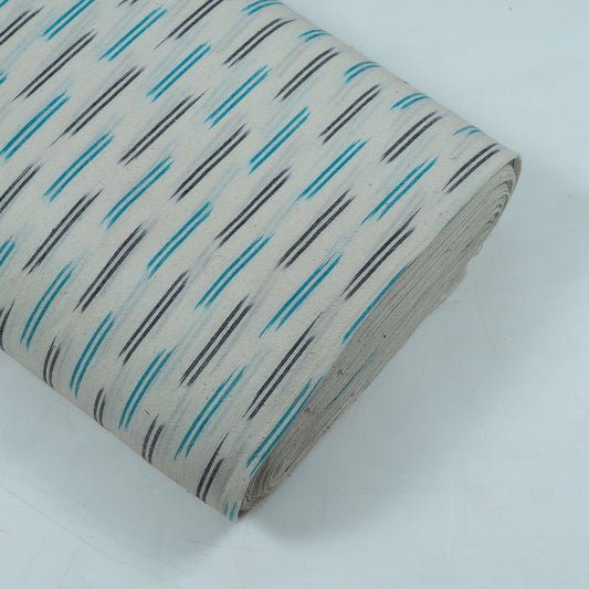Blue & Black Cotton Handloom Ikat (Sku: I-573)