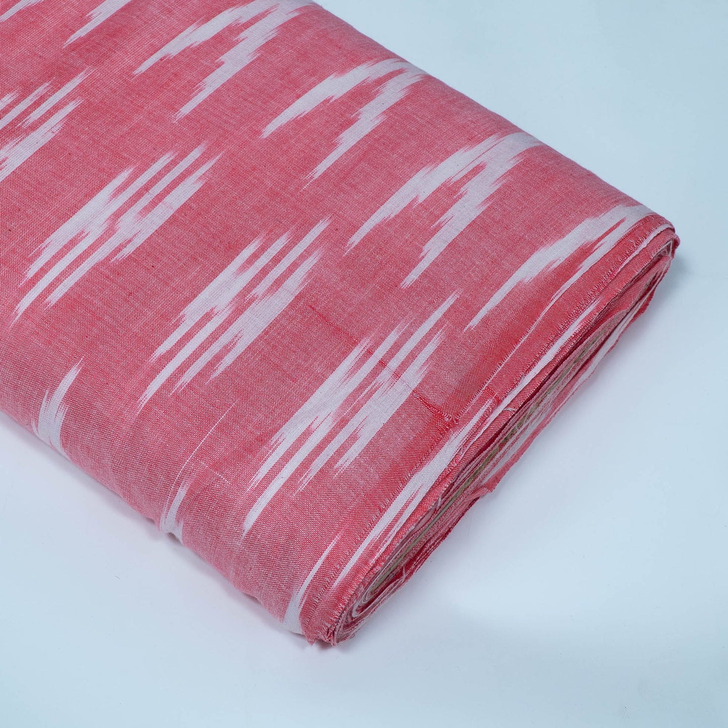 Gajree Chevron Cotton Handloom Ikat Fabric for Dresses | Width: 44"