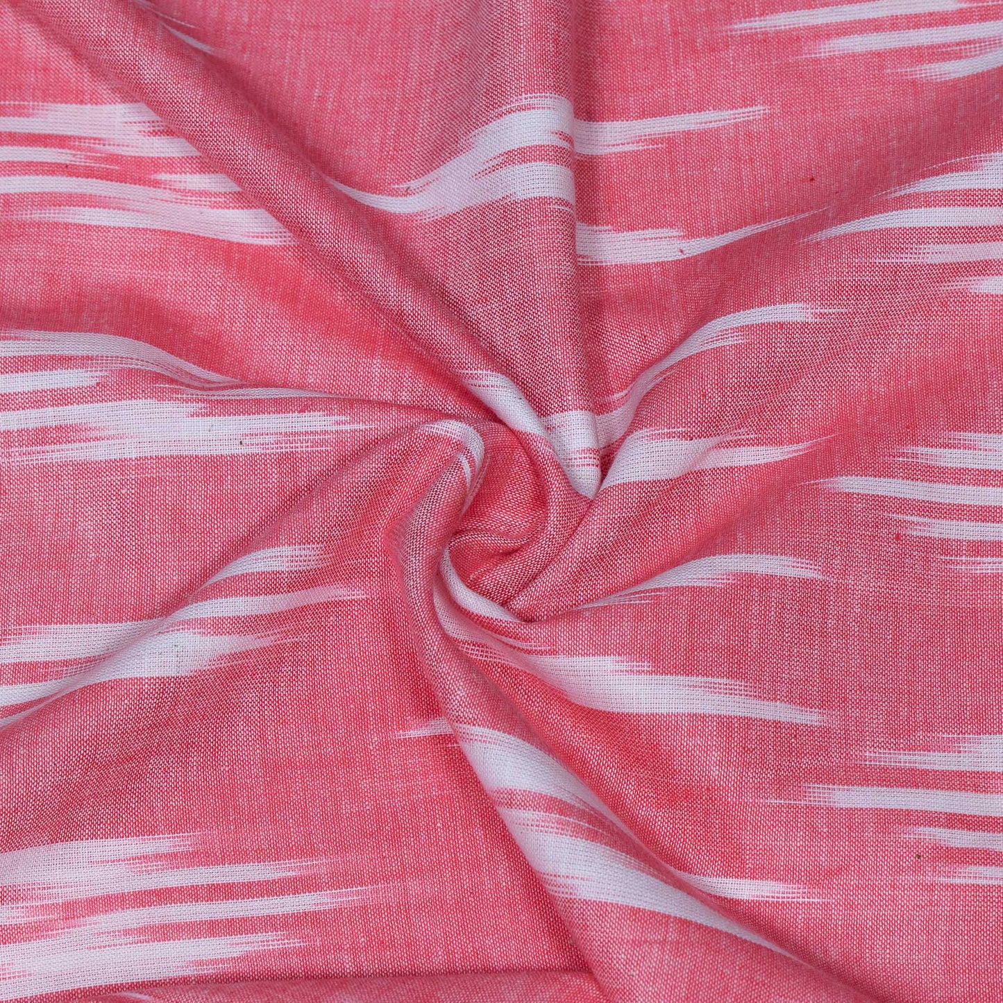 Gajree Chevron Cotton Handloom Ikat Fabric for Dresses | Width: 44"
