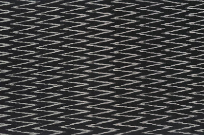 Black White Chevron Cotton Ikat ( SKU: I-762 )