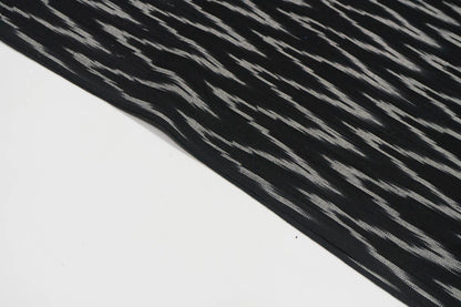 Black White Chevron Cotton Ikat ( SKU: I-762 )