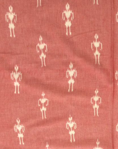 Pink Fine Cotton Handloom Ikat (SKU: IK-101)