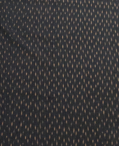 Blue, Yellow Stripe Fine Quality Handloom Cotton Ikat | SKU: IK-103