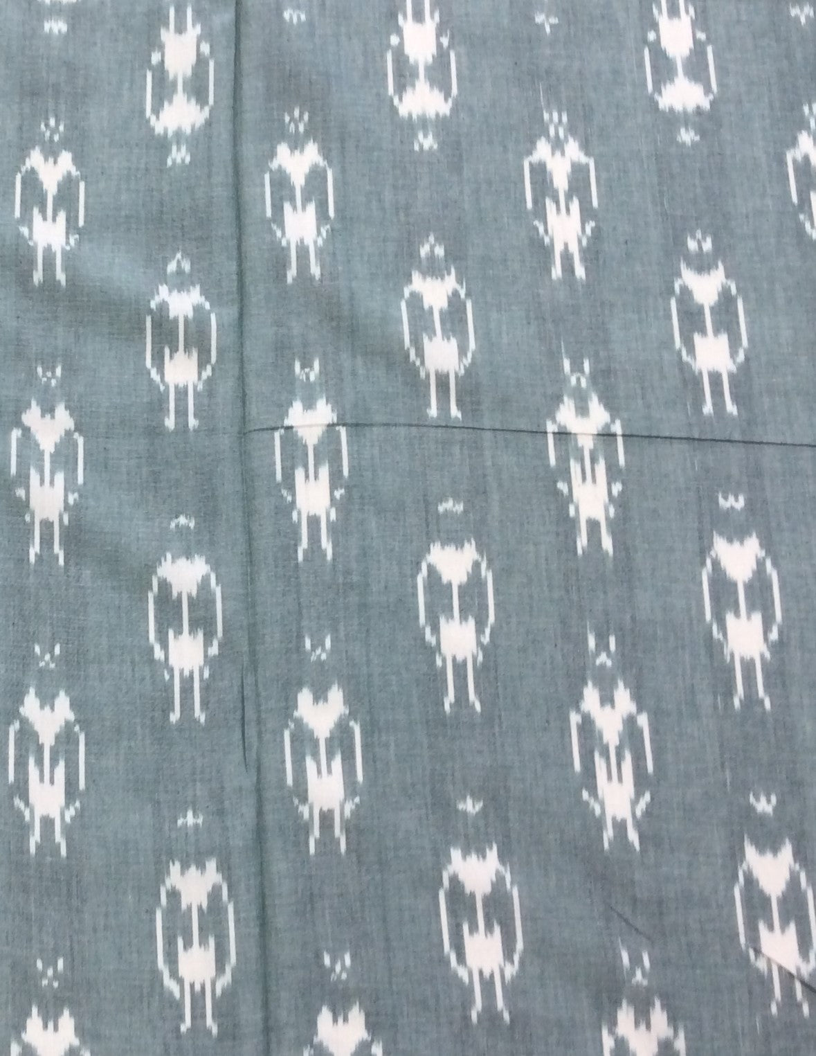 Grey Cotton Handloom Ikat (SKU: IK-112)