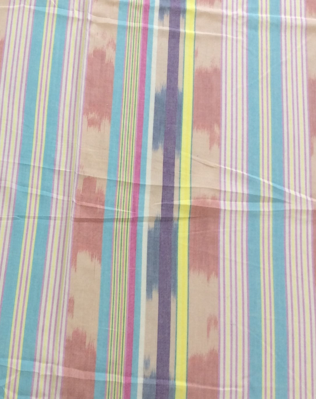 Multicolor Fine Cotton Handloom Ikat (SKU: IK-139)