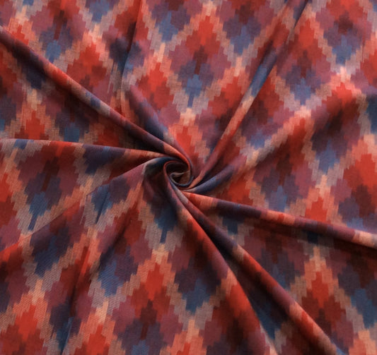 Multicolor Fine Cotton Handloon Ikat (SKU: IK-158)