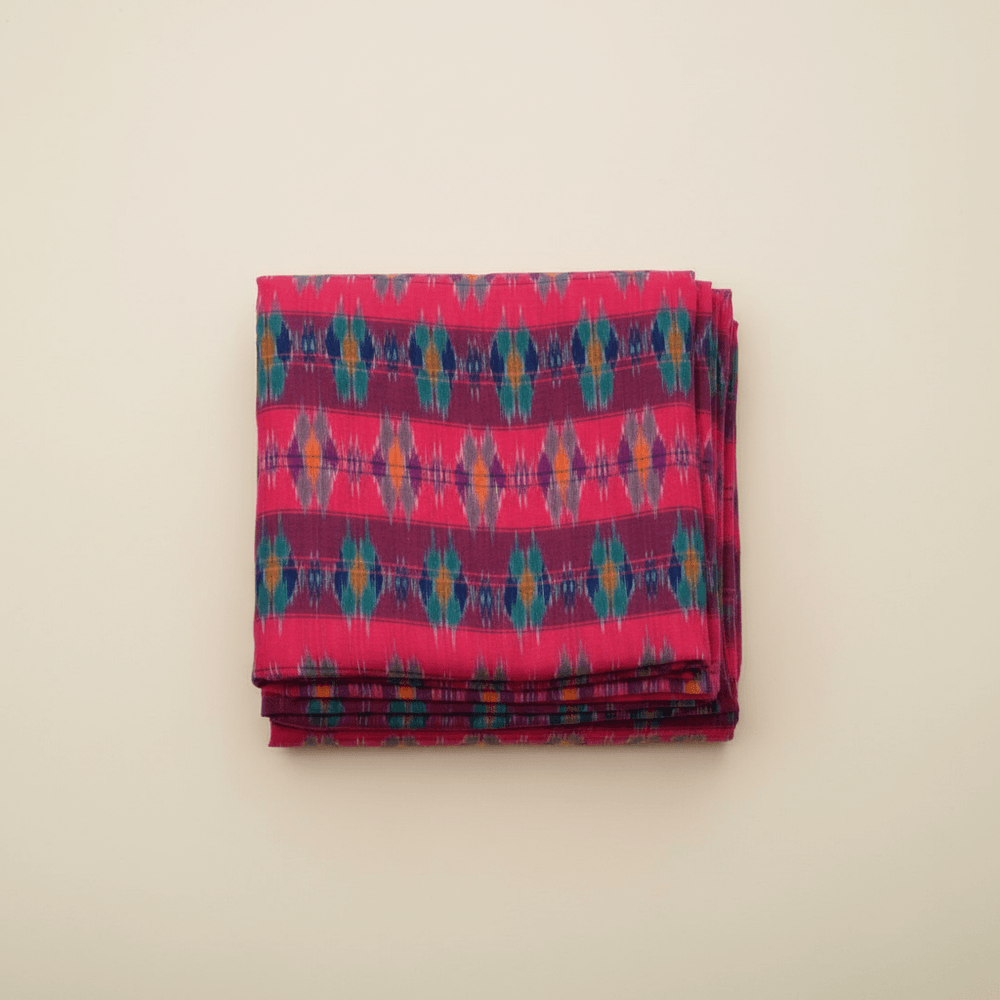 Multicolor Fine Quality Cotton Handloom Ikat | SKU: IK-191