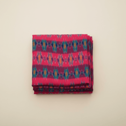 Multicolor Fine Quality Cotton Handloom Ikat | SKU: IK-191