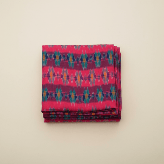 Multicolor Fine Quality Cotton Handloom Ikat | SKU: IK-191