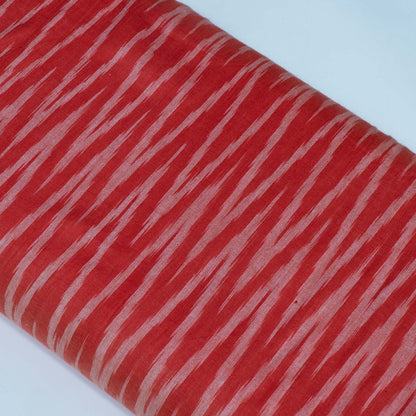Gajree Chevron Design Cotton Ikat Fabric for Dress Material Fabric for Dress Material | Width: 44"