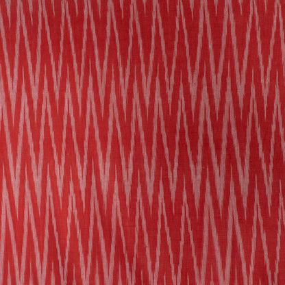 Gajree Chevron Design Cotton Ikat Fabric for Dress Material Fabric for Dress Material | Width: 44"