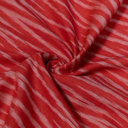 Gajree Chevron Design Cotton Ikat Fabric for Dress Material Fabric for Dress Material | Width: 44"