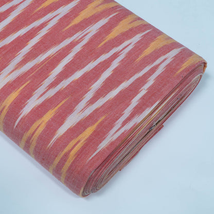 Multicolor Chevron Cotton Handloom Ikat Fabric for Dresses | Width: 44"
