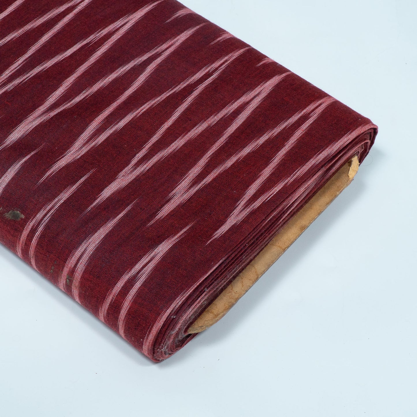 Maroon Chevron Design Cotton Ikat Fabric for Dress Material Fabric for Dress Material | Width: 44"