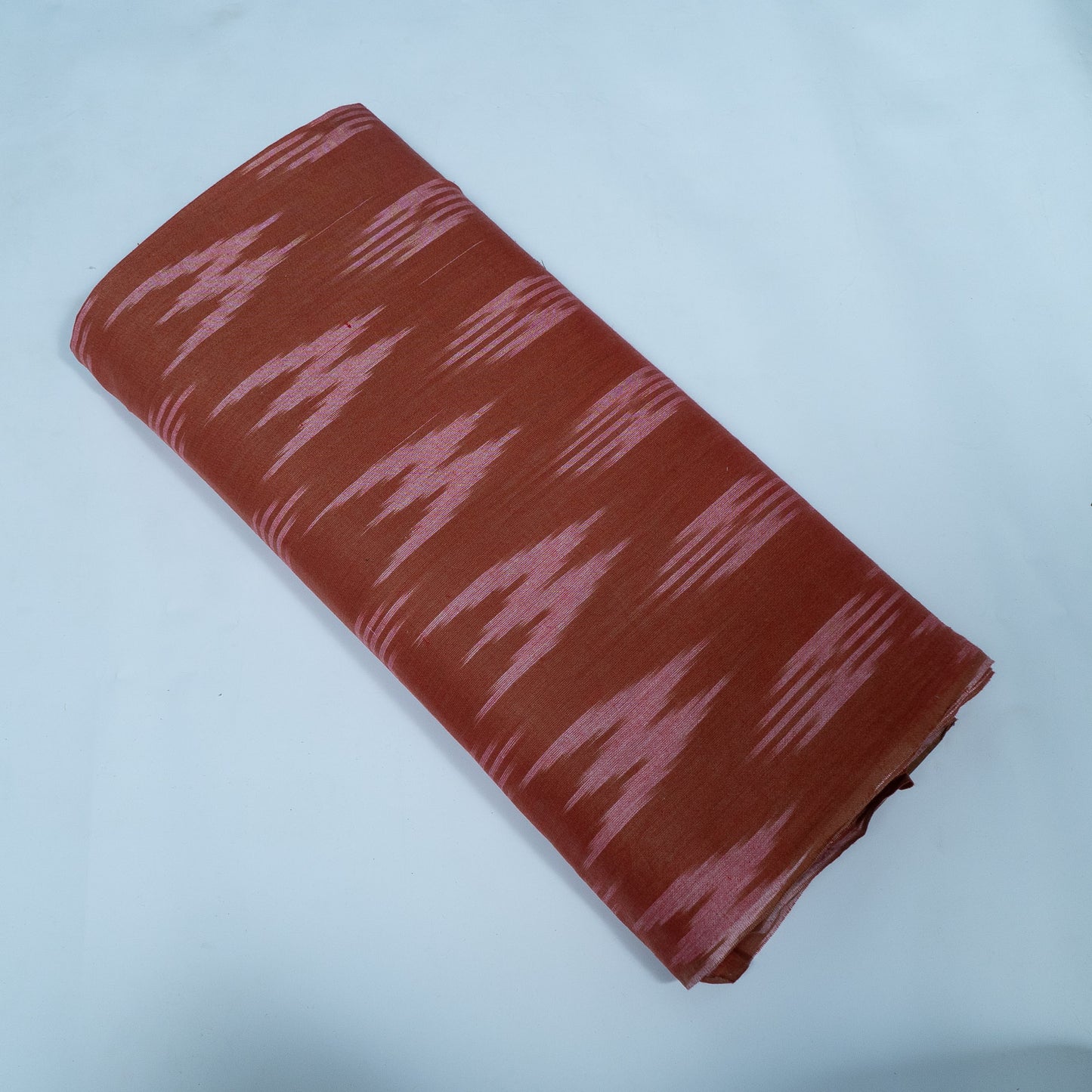 Brown Design Cotton Ikat Fabric for Dress Material Fabric for Dress Material | Width: 44"