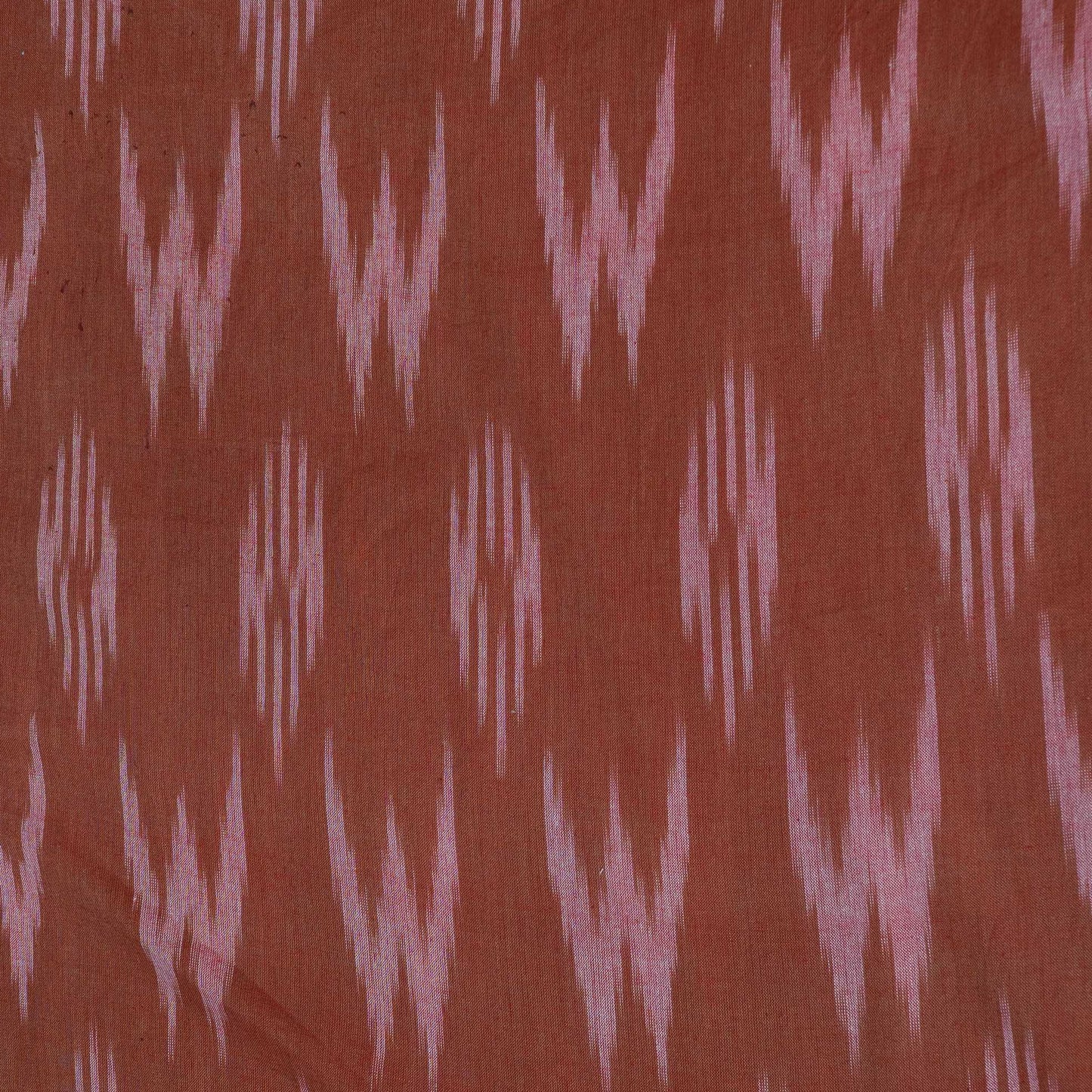 Brown Design Cotton Ikat Fabric for Dress Material Fabric for Dress Material | Width: 44"