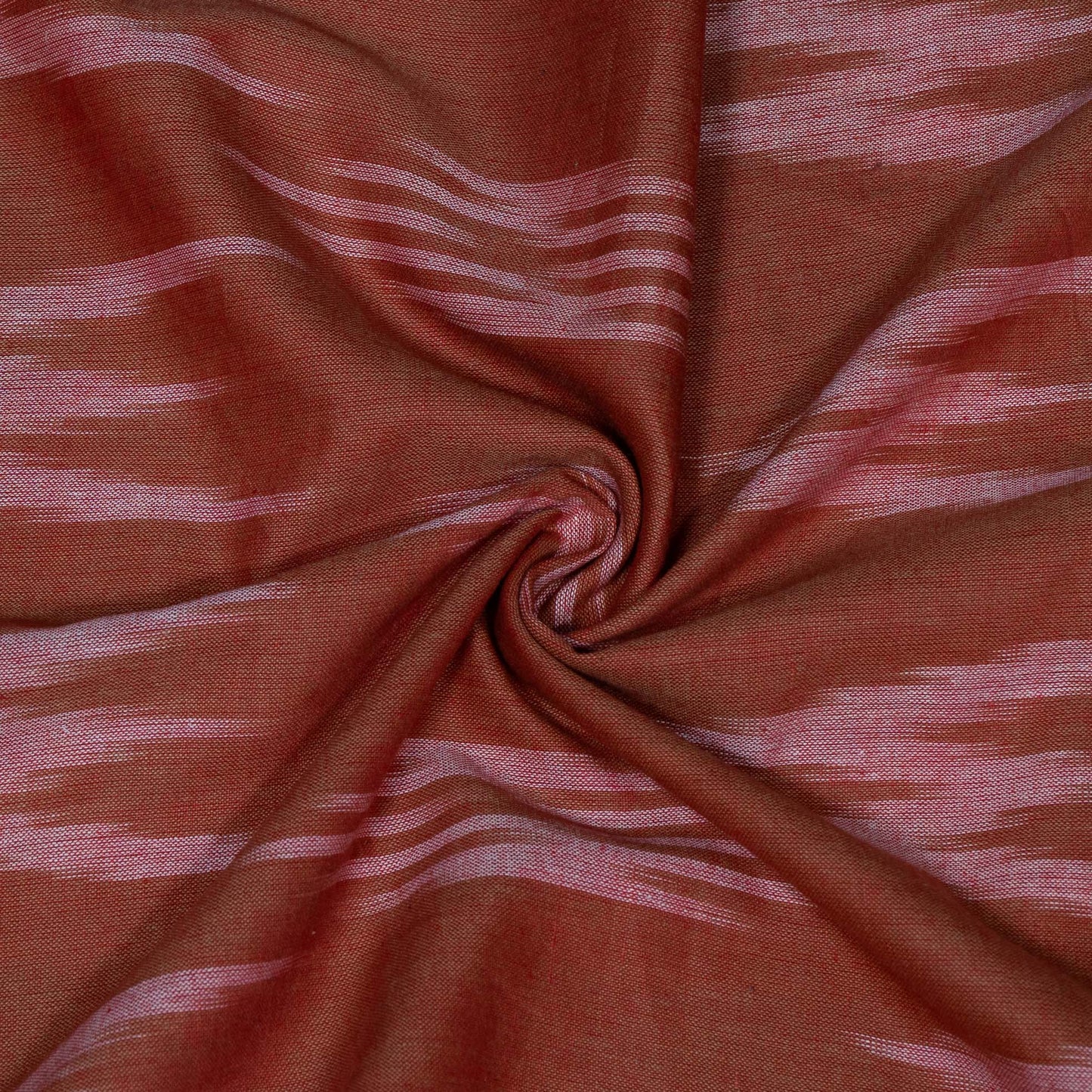 Brown Design Cotton Ikat Fabric for Dress Material Fabric for Dress Material | Width: 44"
