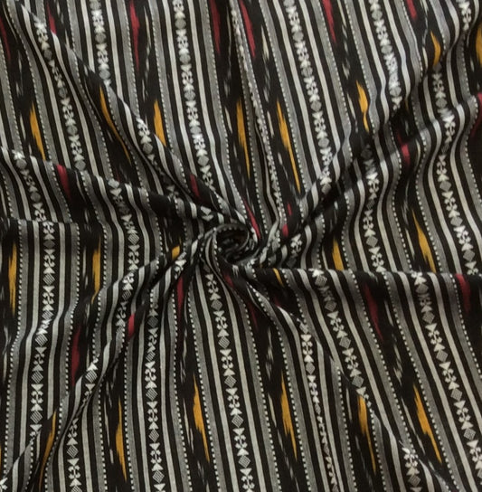 Multicolor Cotton Dobby Handloom Ikat (SKU: IK-425)