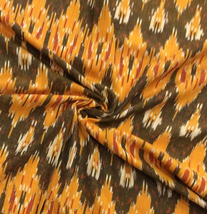 Multicolor Cotton Handloom Ikat (SKU: IK-443)