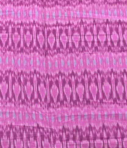 Pink Fine Quality Cotton Handloom Ikat | SKU: IK-458
