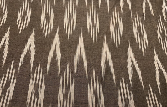 Brown Cotton Handloom Ikat (Sku: I-318)
