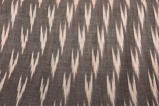Brown Cotton Handloom Ikat (Sku: I-334)