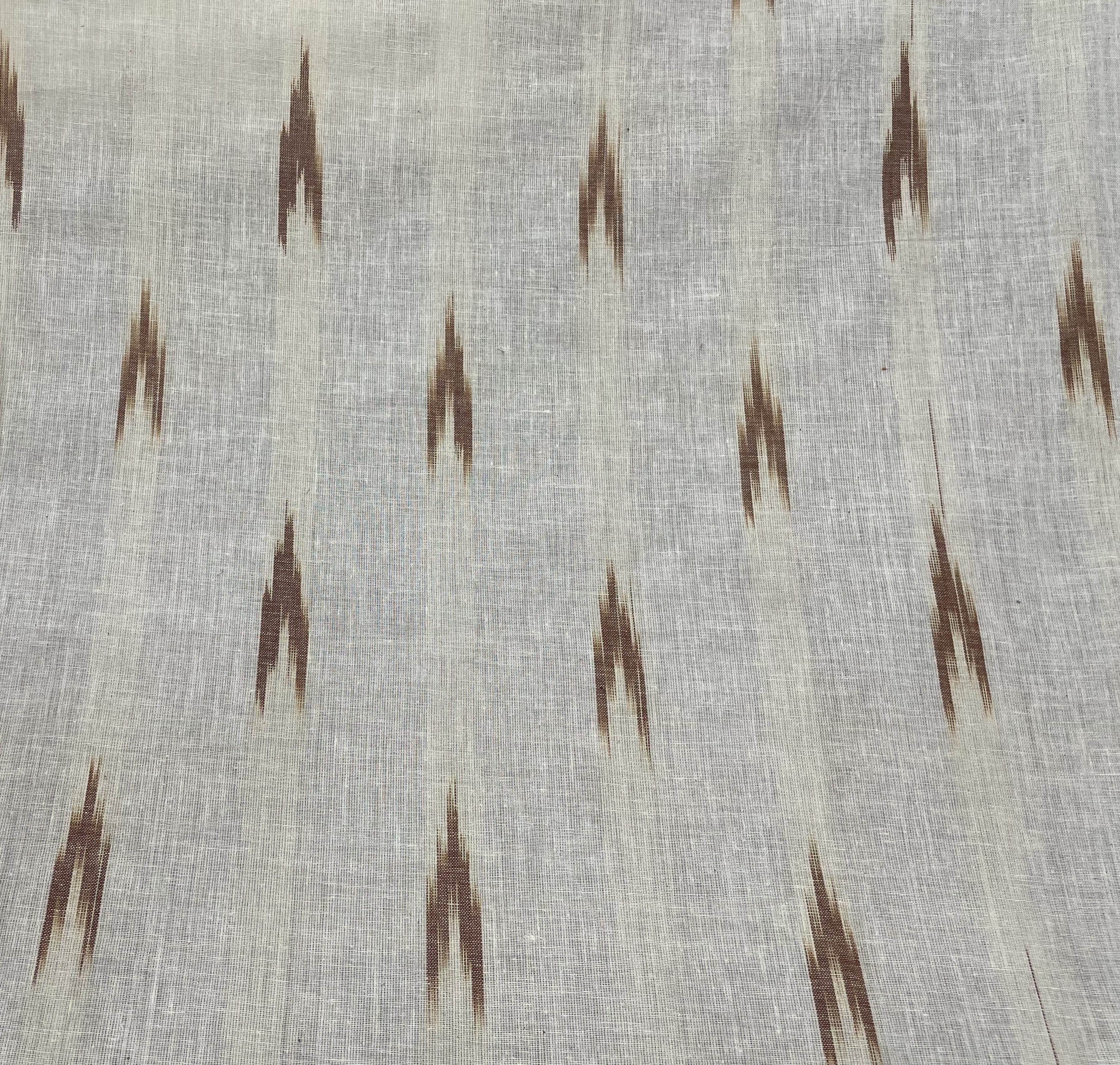 Gray Cotton Handloom Ikat (Sku: IK-4)