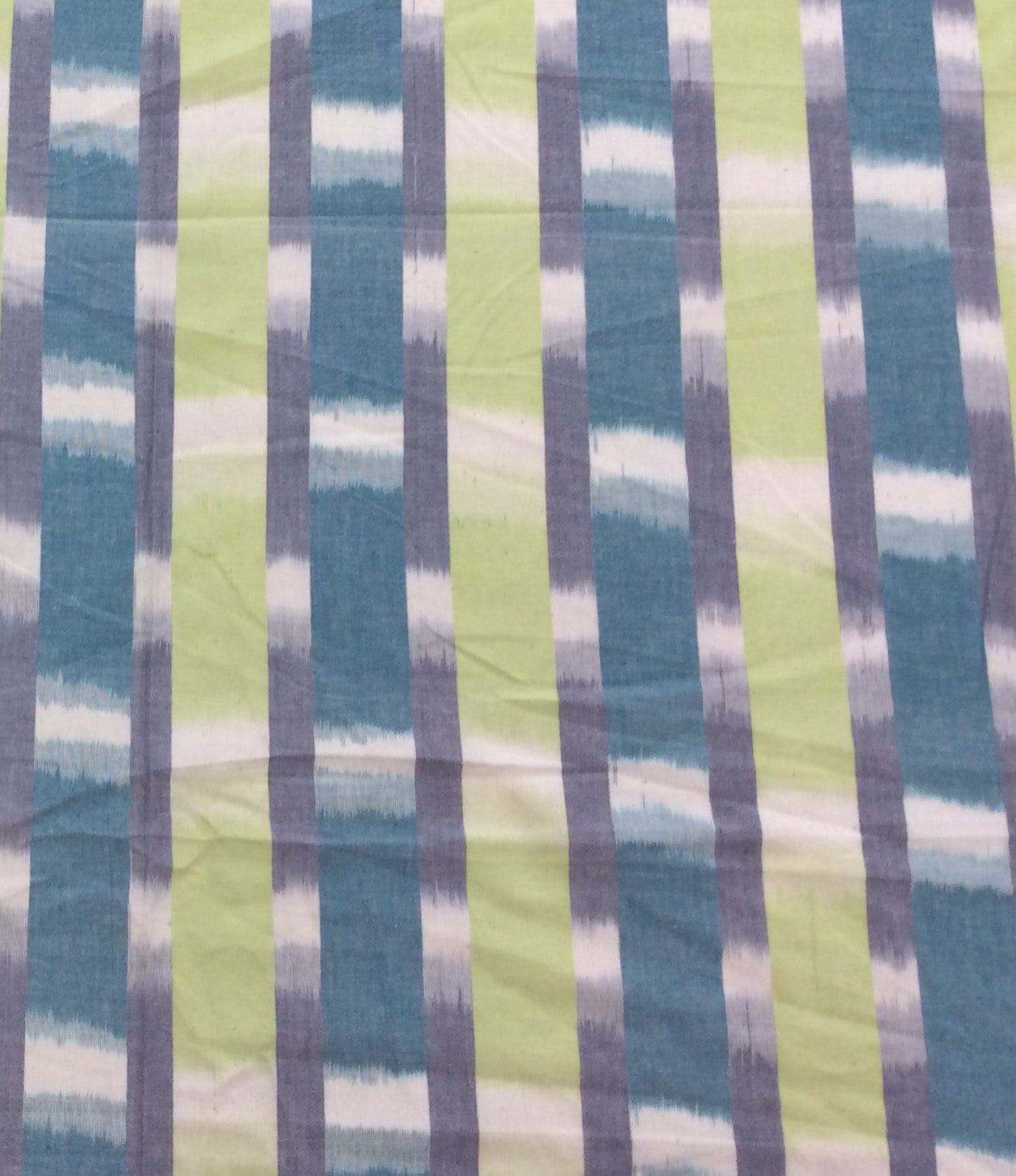 Multicolor Stripe Cotton Handloom Ikat (SKU: IK-563)