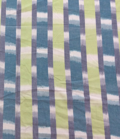 Multicolor Stripe Cotton Handloom Ikat | SKU: IK-563