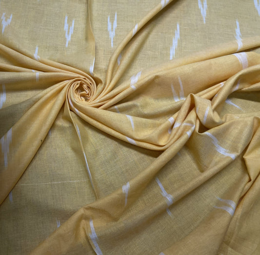 Face & White Cotton Handloom Ikat (Sku: IK-330)