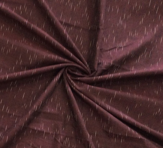 Brown Color Cotton Hanwoven Ikat (SKU: IK-576)