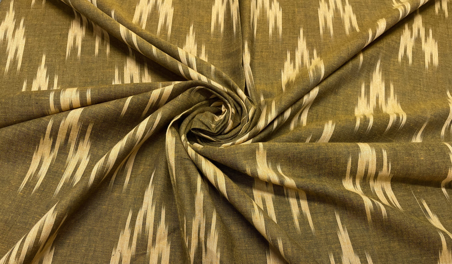 Brown Cotton Handloom Ikat (Sku: I-336)