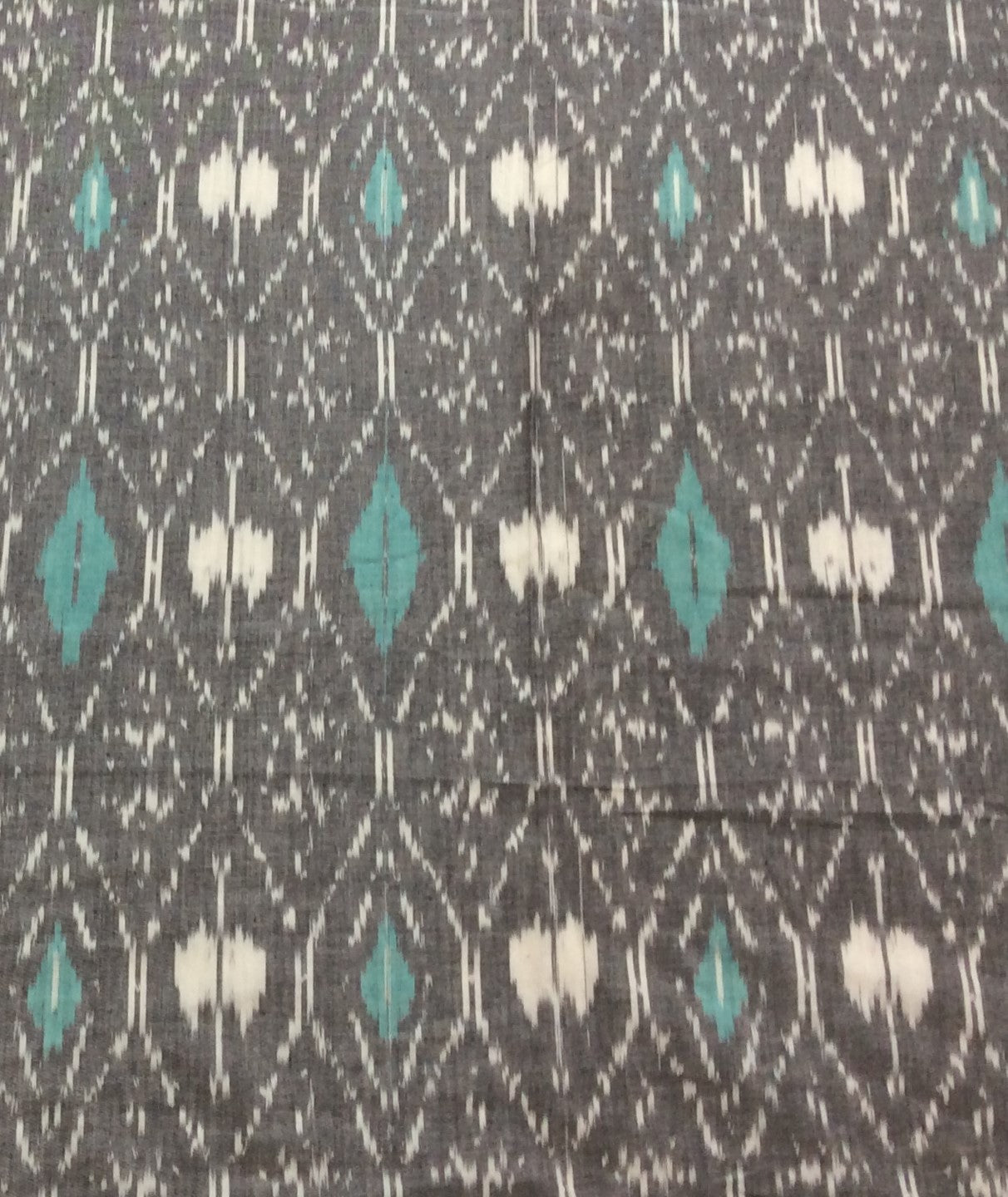 Grey Fine Cotton Handloom Ikat (SKU: IK-63)