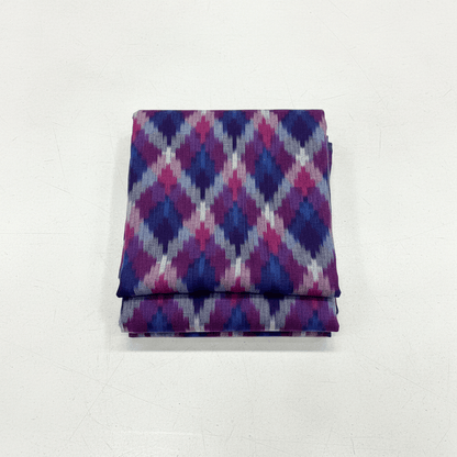 Multicolor Fine Quality Cotton Handloom Ikat Fabric for Dress Material | Width: 44"