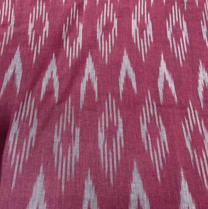 Pink Cotton Handloom Ikat (Sku: I-815)