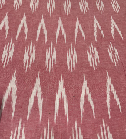 Pink Cotton Handloom Ikat (Sku: I-696)