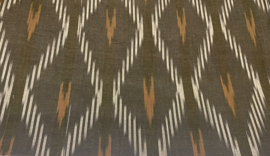 Gray Cotton Handloom Ikat (Sku: IK-343)