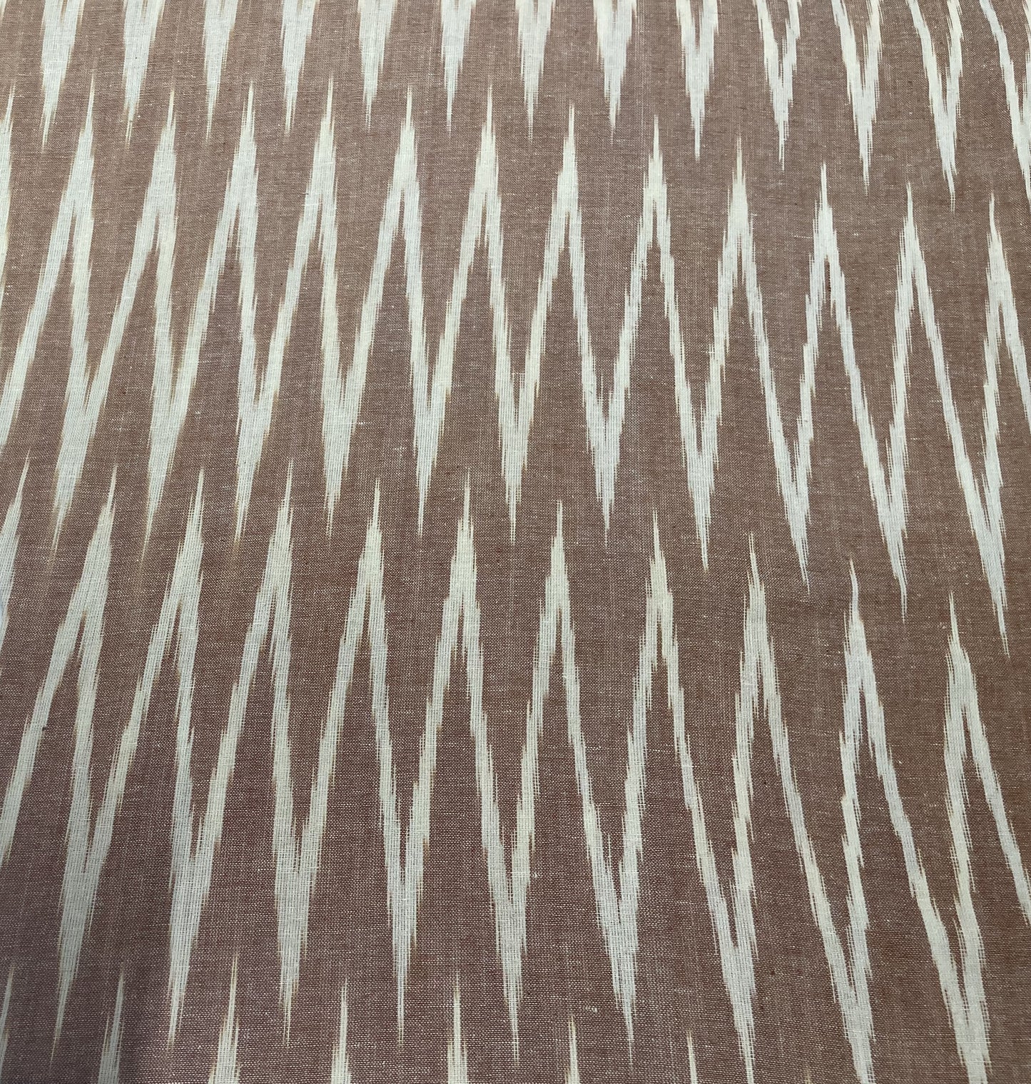Brown Cotton Handloom Ikat (Sku: IK-350)