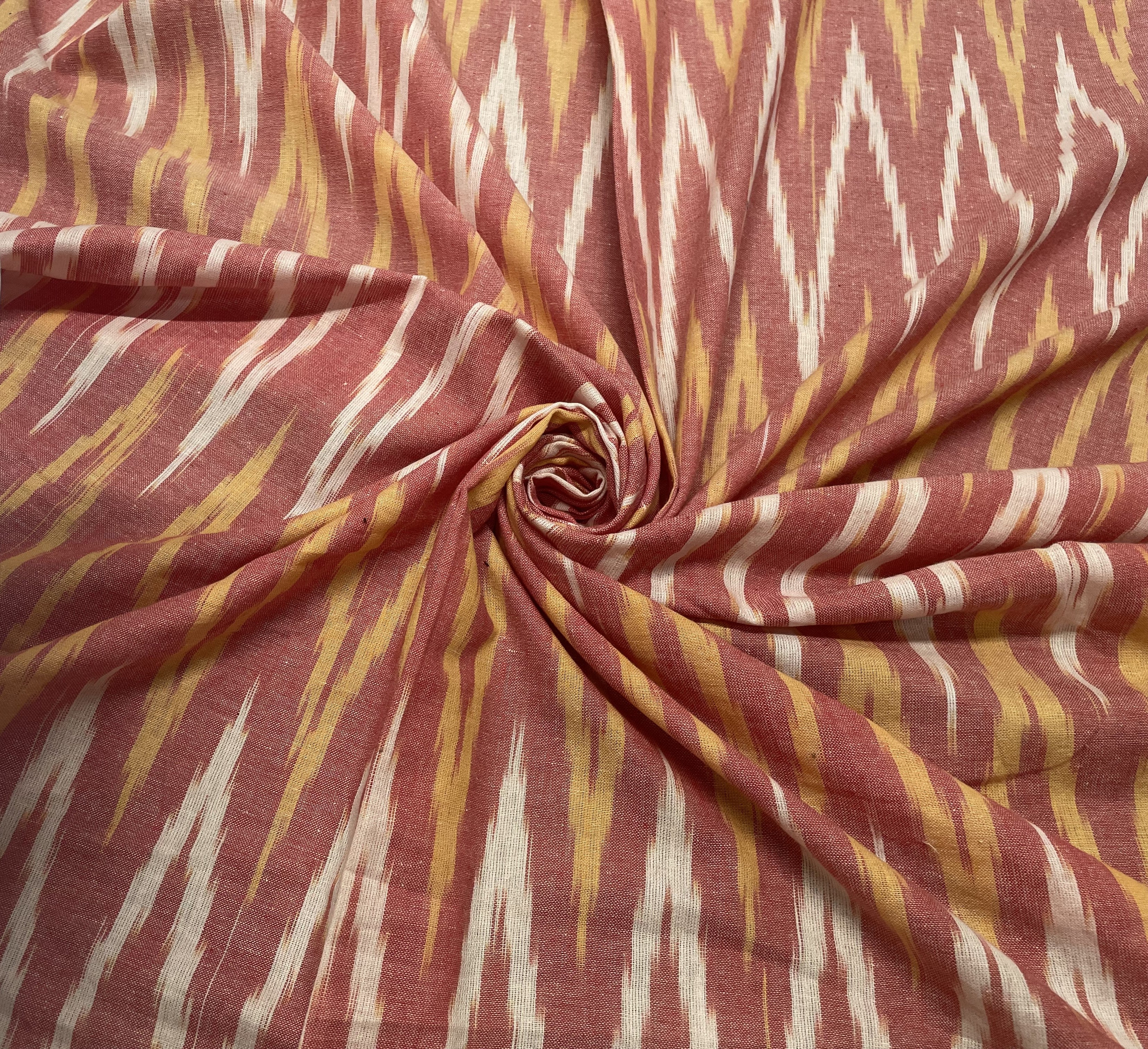 Brown Cotton Handloom Ikat (Sku: IK-344)